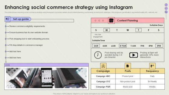 Creating Social Network Enhancing Social Commerce Strategy Using Instagram Formats PDF