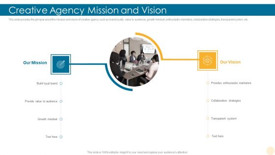 Creative Agency Mission And Vision Building Brand Inspiration PDF Creative Agency Mission And Vision Building Brand Inspiration PDF