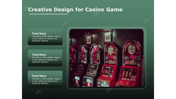 Creative Design For Casino Game Ppt PowerPoint Presentation File Graphics PDF