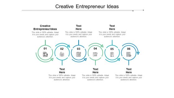 Creative Entrepreneur Ideas Ppt PowerPoint Presentation Summary Graphics Download Cpb