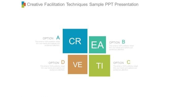 Creative Facilitation Techniques Sample Ppt Presentation