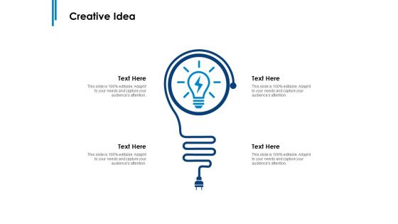 Creative Idea Ppt PowerPoint Presentation Slides Show