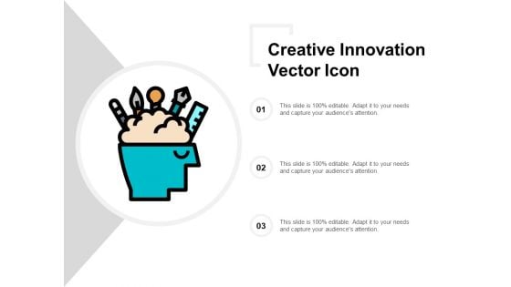 Creative Innovation Vector Icon Ppt Powerpoint Presentation Pictures Microsoft