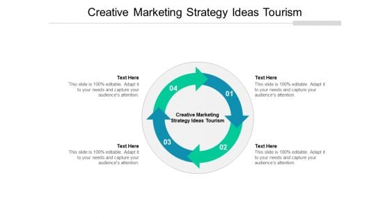 Creative Marketing Strategy Ideas Tourism Ppt PowerPoint Presentation Icon Visual Aids Cpb