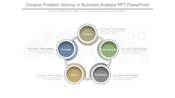 Creative Problem Solving In Business Analysis Ppt Powerpoint