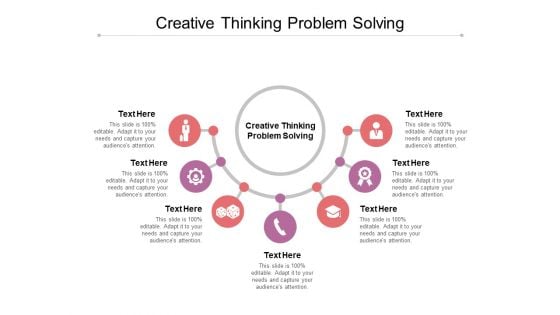 Creative Thinking Problem Solving Ppt PowerPoint Presentation Pictures Example File Cpb