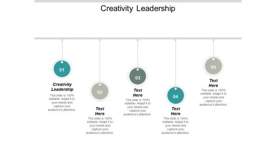 Creativity Leadership Ppt PowerPoint Presentation Ideas Example Cpb