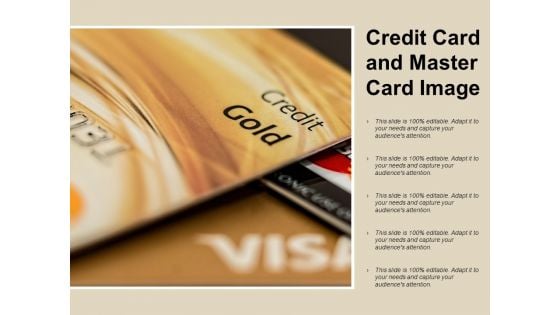Credit Card And Master Card Image Ppt PowerPoint Presentation Ideas Graphic Images