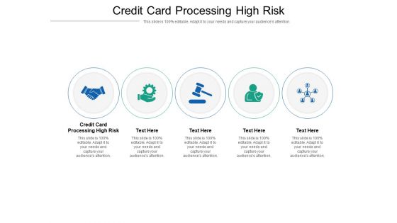 Credit Card Processing High Risk Ppt PowerPoint Presentation Professional Layout Cpb Pdf