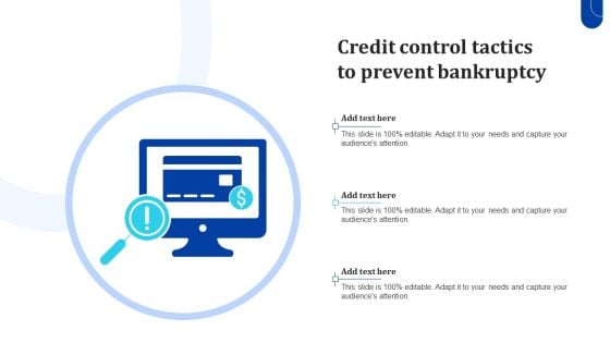 Credit Control Tactics To Prevent Bankruptcy Designs PDF Credit Control Tactics To Prevent Bankruptcy Designs PDF