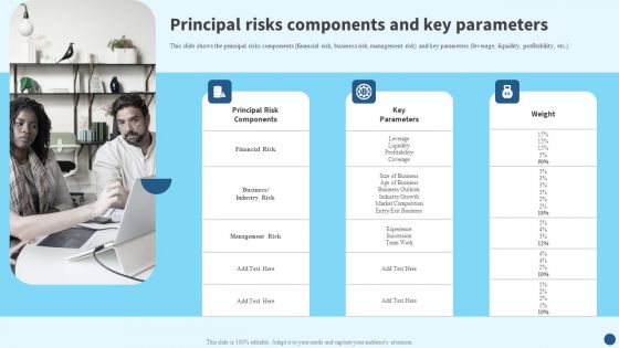 Credit Risk Management Principal Risks Components And Key Parameters Themes PDF