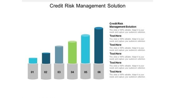 Credit Risk Management Solution Ppt Powerpoint Presentation Ideas Themes Cpb