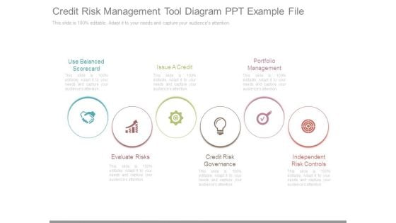 Credit Risk Management Tool Diagram Ppt Example File