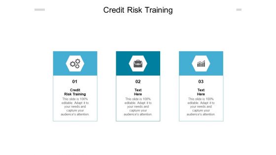 Credit Risk Training Ppt PowerPoint Presentation Layouts Outfit Cpb Pdf