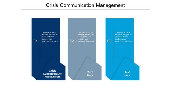 Crisis Communication Management Ppt PowerPoint Presentation Slides Elements Cpb