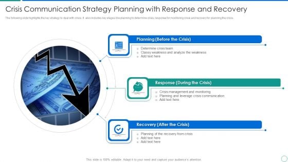 Crisis Communication Strategy Planning With Response And Recovery Demonstration PDF