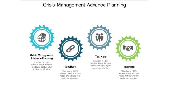 Crisis Management Advance Planning Ppt PowerPoint Presentation Professional Master Slide Cpb