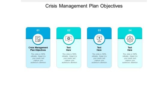 Crisis Management Plan Objectives Ppt PowerPoint Presentation File Inspiration Cpb Pdf