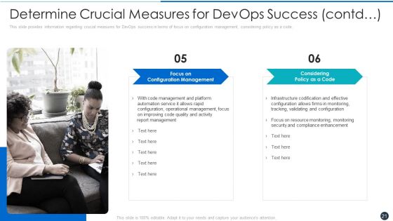 Critical Characteristics For Devops Advancement Ppt PowerPoint Presentation Complete Deck With Slides