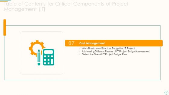 Critical Components Of Project Management IT Ppt PowerPoint Presentation Complete Deck With Slides