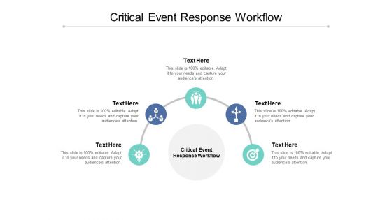 Critical Event Response Workflow Ppt PowerPoint Presentation Pictures Graphics Cpb