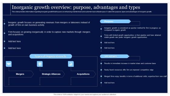 Critical Initiatives To Deploy Inorganic Growth Overview Purpose Advantages And Types Formats PDF Critical Initiatives To Deploy Inorganic Growth Overview Purpose Advantages And Types Formats PDF
