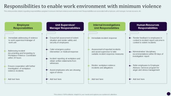 Critical Measures For Ensuring Responsibilities To Enable Work Environment With Minimum Download PDF