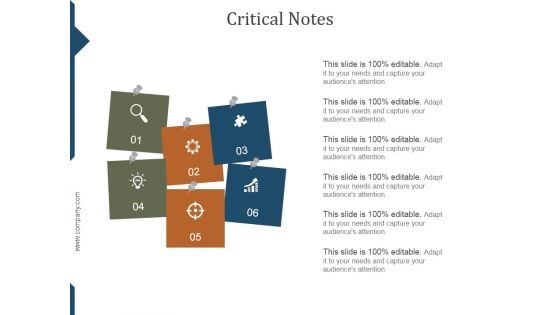 Critical Notes Ppt PowerPoint Presentation Slides