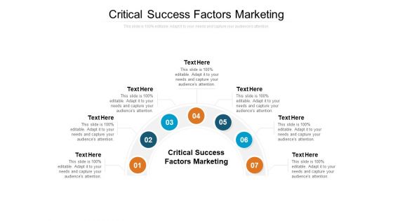 Critical Success Factors Marketing Ppt PowerPoint Presentation Show Portrait Cpb