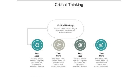 Critical Thinking Ppt PowerPoint Presentation Outline Introduction Cpb