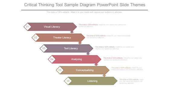 Critical Thinking Tool Sample Diagram Powerpoint Slide Themes