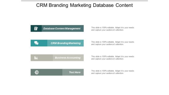 Crm Branding Marketing Database Content Management Business Accounting Ppt PowerPoint Presentation Portfolio Tips