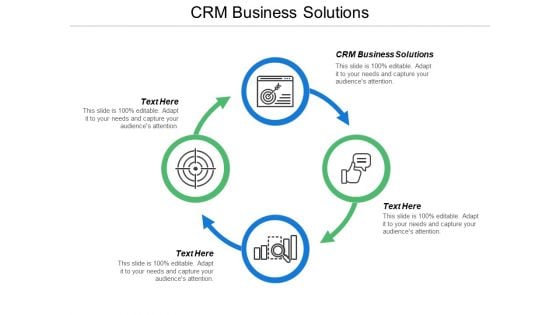 Crm Business Solutions Ppt Powerpoint Presentation Summary Gridlines Cpb