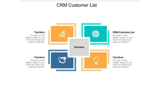 Crm Customer List Ppt PowerPoint Presentation Layouts Backgrounds Cpb