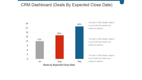 Crm Dashboard Deals By Expected Close Date Ppt PowerPoint Presentation Styles
