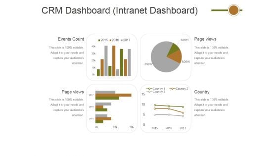 Crm Dashboard Intranet Dashboard Ppt PowerPoint Presentation Outline Professional