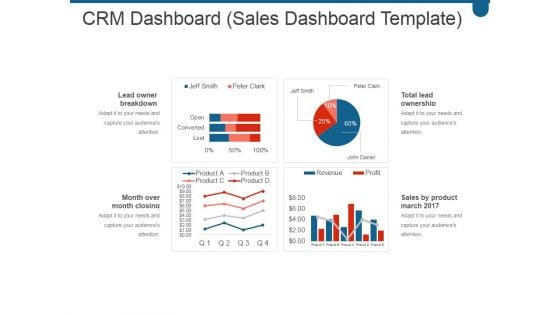 Crm Dashboard Sales Dashboard Template Ppt PowerPoint Presentation Microsoft