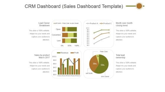 Crm Dashboard Sales Dashboard Template Ppt PowerPoint Presentation Professional Layout