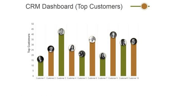 Crm Dashboard Top Customers Ppt PowerPoint Presentation Infographics Format