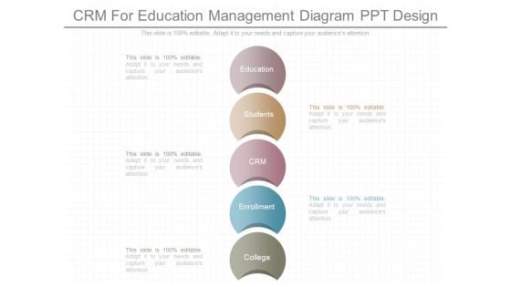 Crm For Education Management Diagram Ppt Design Crm For Education Management Diagram Ppt Design