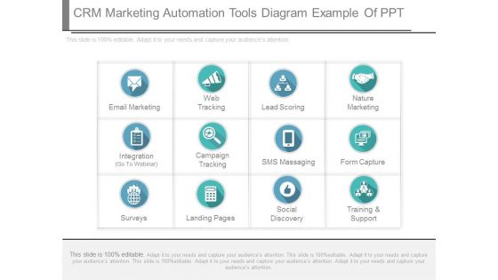 Crm Marketing Automation Tools Diagram Example Of Ppt Crm Marketing Automation Tools Diagram Example Of Ppt
