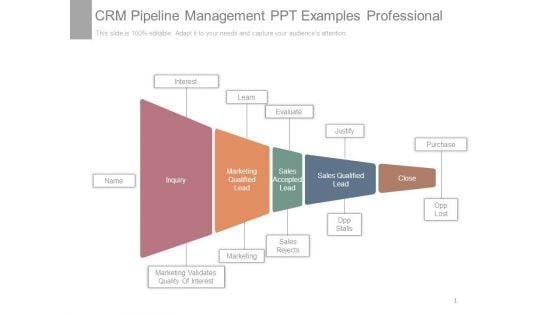 Crm Pipeline Management Ppt Examples Professional