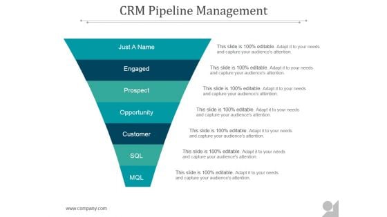 Crm Pipeline Management Ppt PowerPoint Presentation Clipart