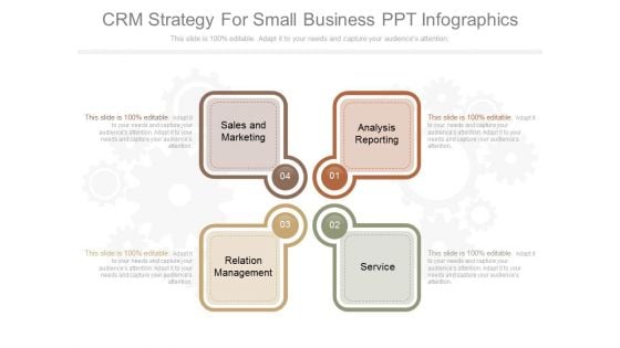 Crm Strategy For Small Business Ppt Infographics