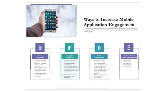 Cross Channel Marketing Benefits Ways To Increase Mobile Application Engagement Clipart PDF