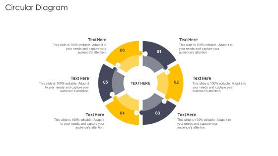 Cross Channel Marketing Communications Initiatives Circular Diagram Background PDF