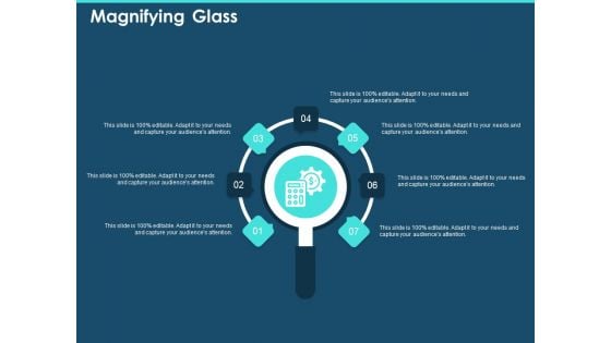 Cross Channel Marketing Plan For Clients Magnifying Glass Ppt Portfolio Templates PDF