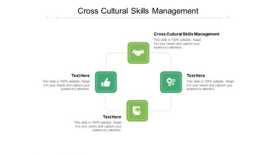 Cross Cultural Skills Management Ppt PowerPoint Presentation Inspiration Guide Cpb Pdf