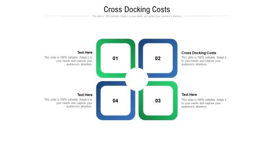 Cross Docking Costs Ppt PowerPoint Presentation Portfolio Icons Cpb Pdf