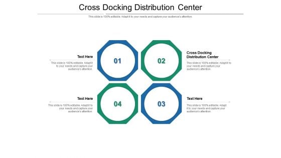 Cross Docking Distribution Center Ppt PowerPoint Presentation Summary Master Slide Cpb Pdf